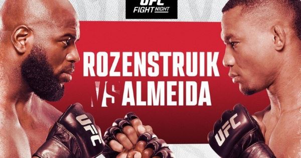Розенстрайк проиграл Алмейде в первом раунде на UFC Шарлотт