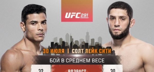 Икрам Алискеров сразится с Пауло Костой на UFC 291